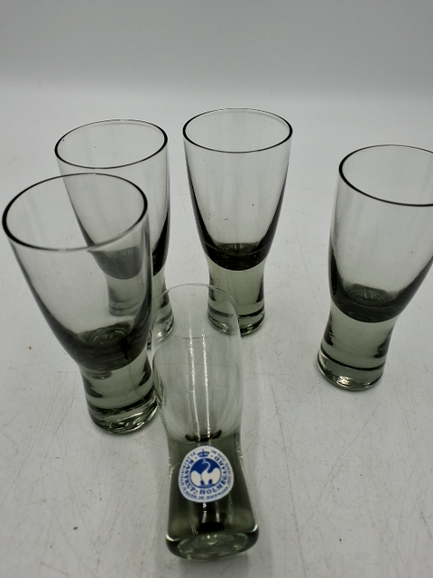 5 stk. snapsglas holmegaard